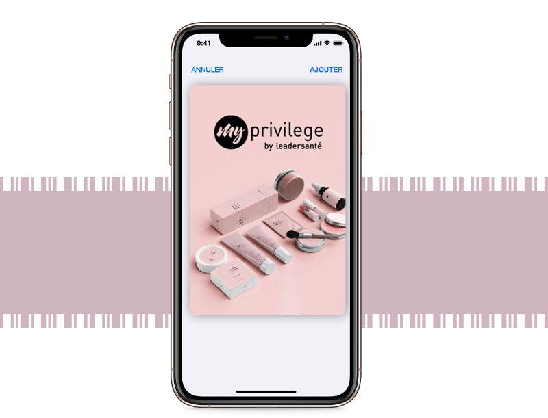 installation sur smartphone